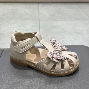 江博士专柜正品2024夏女孩包脚超轻公主可调节全接触凉鞋S1001053