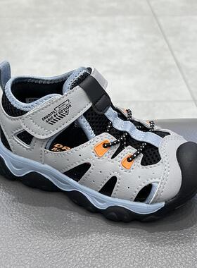 江博士专柜2024夏男童宝宝二阶段防水包头防滑学步凉鞋B1404222