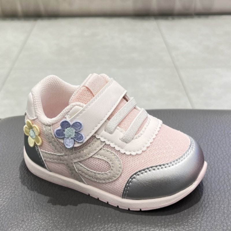 江博士2025新秋款女宝宝一段软底透气防滑步前运动鞋1B13A3020AW