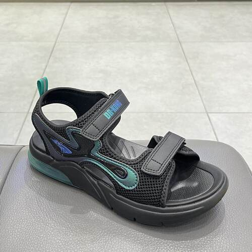 江博士专柜正品2024夏男孩露趾防水半气垫全接触凉鞋S2000683