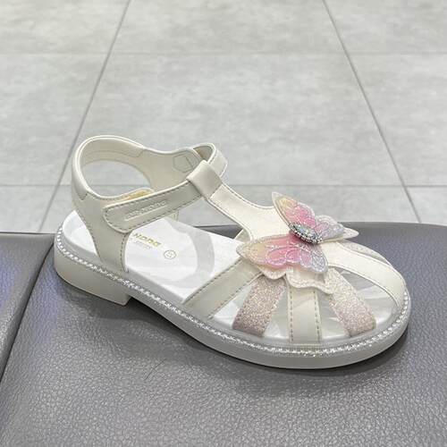 江博士专柜正品2024夏女孩包头防水可调节全接触凉鞋S2000829