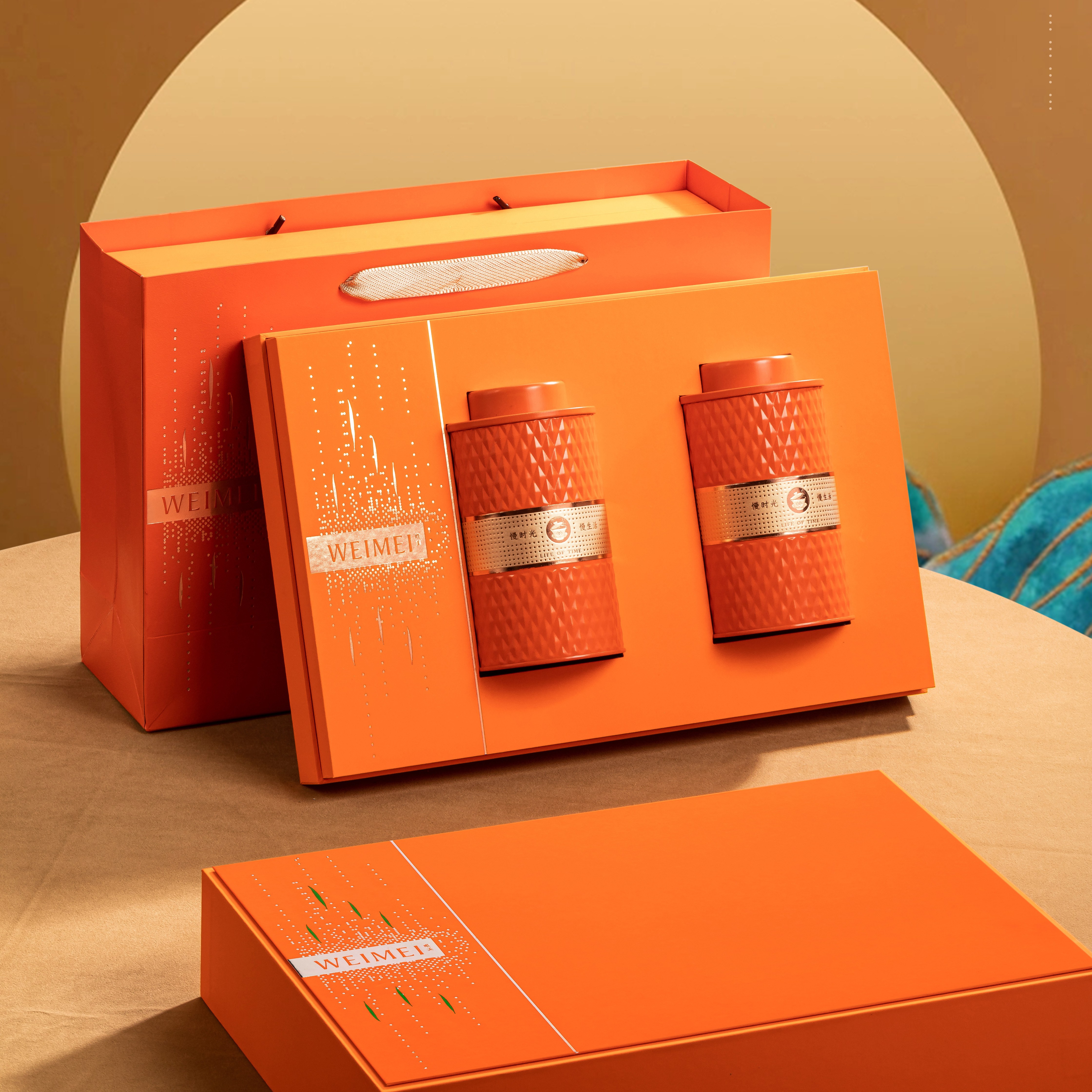 高档野生红茶半斤装茶叶盒空礼盒古树红茶2罐空盒通用可定制