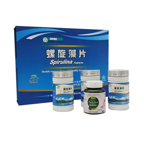 蒙加力螺旋藻多肽营养膳食蛋白质正品出口钙铁锌维生素DHA1200片