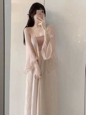 女禅意国风干净清爽穿搭裙裤整套