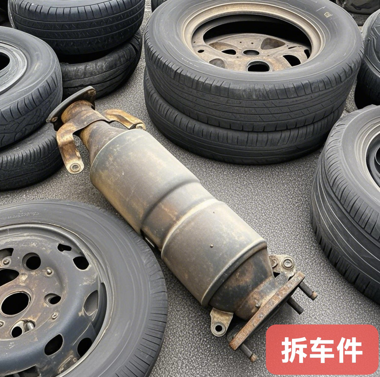 适用本田05-08奥德赛RB1 2.4L三元催化拆车件 原厂钢印尾气过审