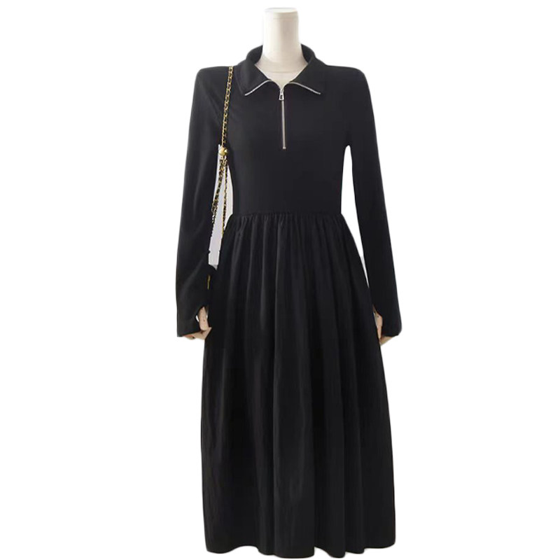 MATERNITY SPRING AND AUTUMN DRESSES 2024 NEW AUTUMN DRESSES TEMPERAMENT SLIM AGE REDUCTION GOING OUT SWEATSHIRT SKIRT EARLY AUTUMN