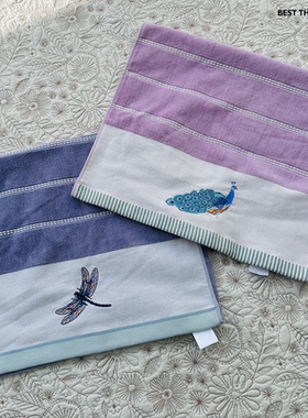 出口美洲品牌订单 100%棉割绒提花 绣花毛巾/面巾 OEKO-TEX标准