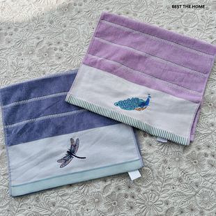 出口美洲品牌订单 100%棉割绒提花 绣花毛巾/面巾 OEKO-TEX标准