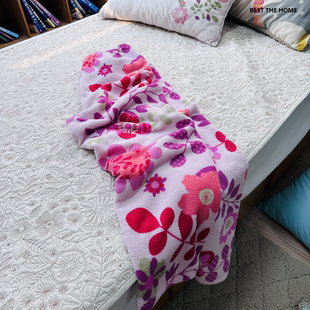 出口日单 冬季加厚款印花珊瑚绒家居裤 断码特价清仓