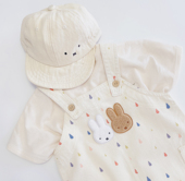 日单米菲春款 儿童裤 纯棉柔软背带裤 子春夏季 子 男女宝宝裤 新品