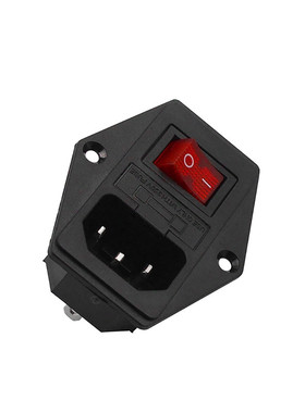 高品质3D打印机DIY配件Makerbot 电源插座带开关船型开关按钮