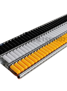 40X33钣金流利条滑轨 铝合金琉璃条重型货架防静电滚轮挡边滑导轨