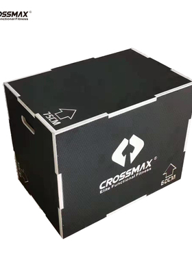 CROSSMAX防滑跳箱跳马山羊平衡木儿童跳箱三合一健身体适能训练