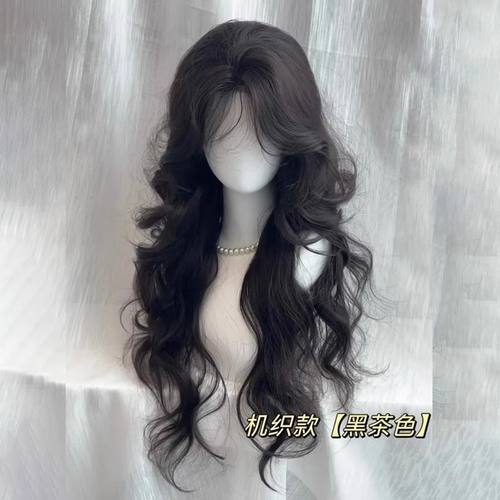 韩系大卷假发女中分大波浪长卷发