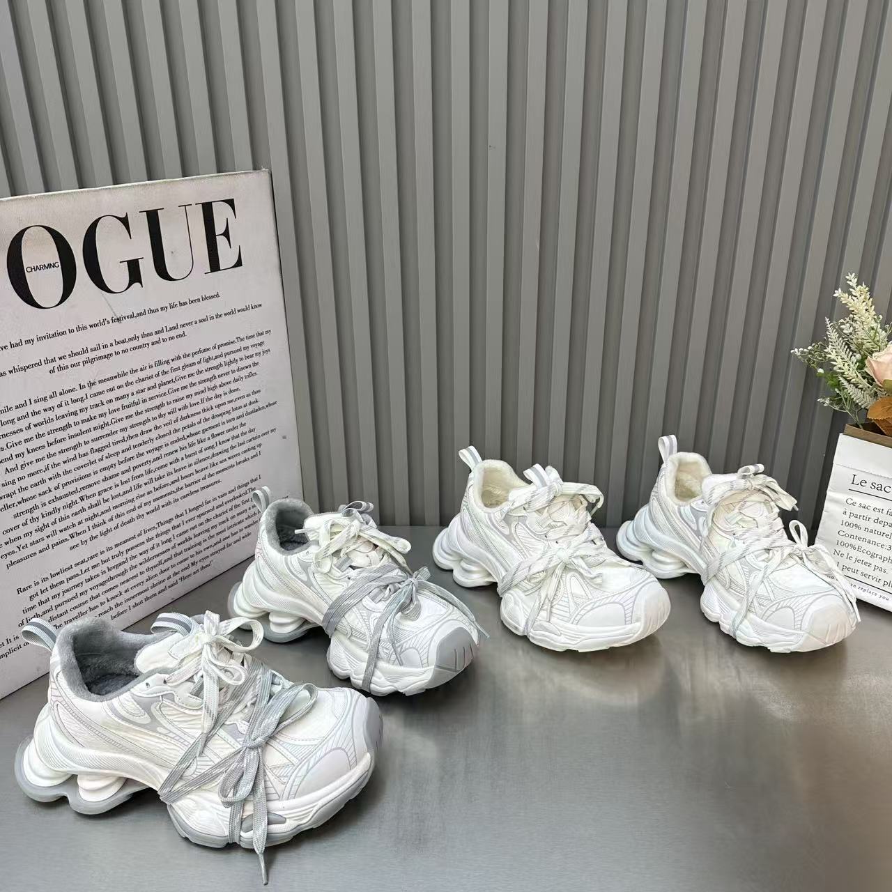 欧货小个子系带加绒老爹鞋女2025冬季厚底百搭休闲绑带气垫底棉鞋