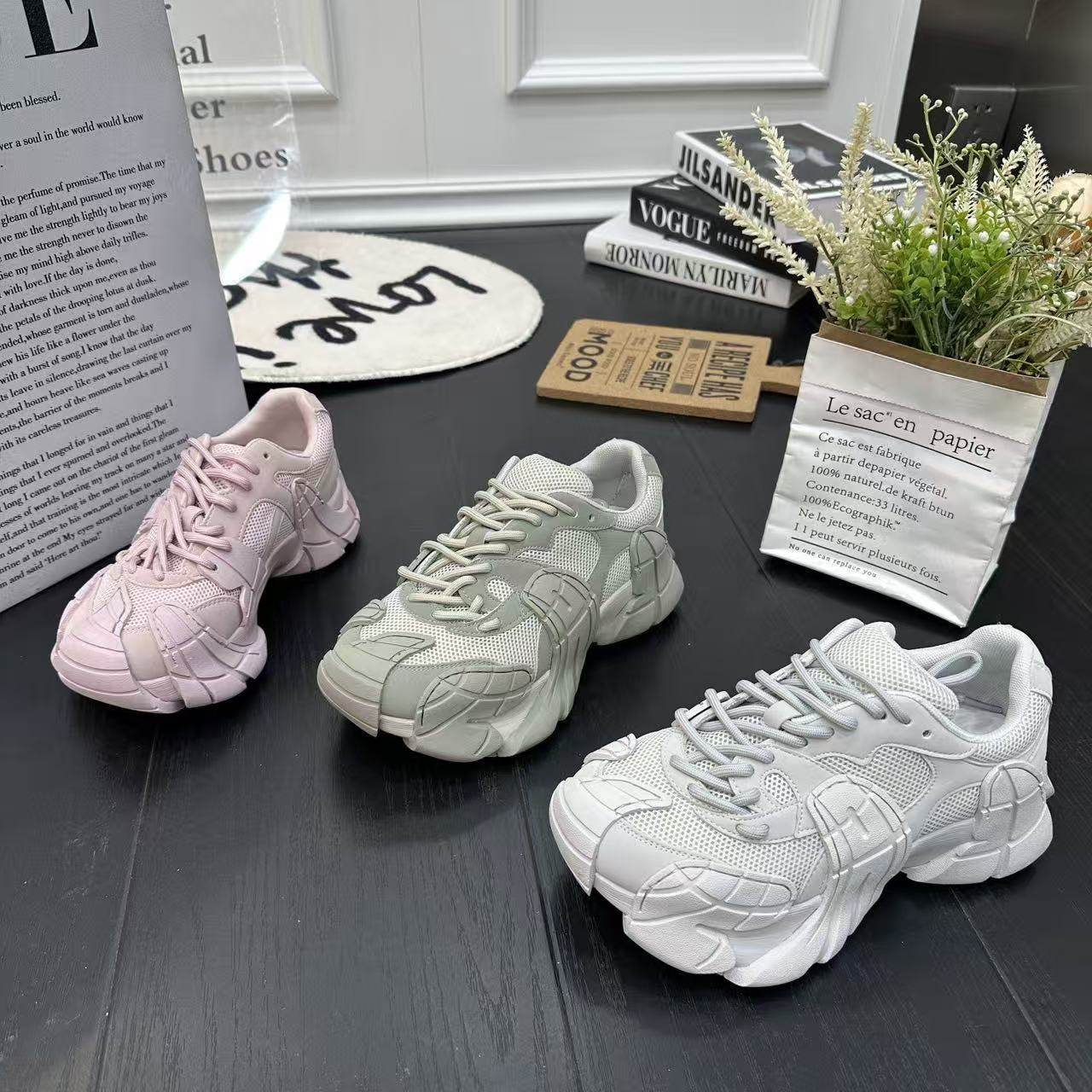 欧洲站个性八爪鱼老爹鞋女2026春季新款擦色复古厚底休闲运动单鞋,女鞋,棉鞋,淘宝优惠券,粉丝福利购,淘宝优惠卷