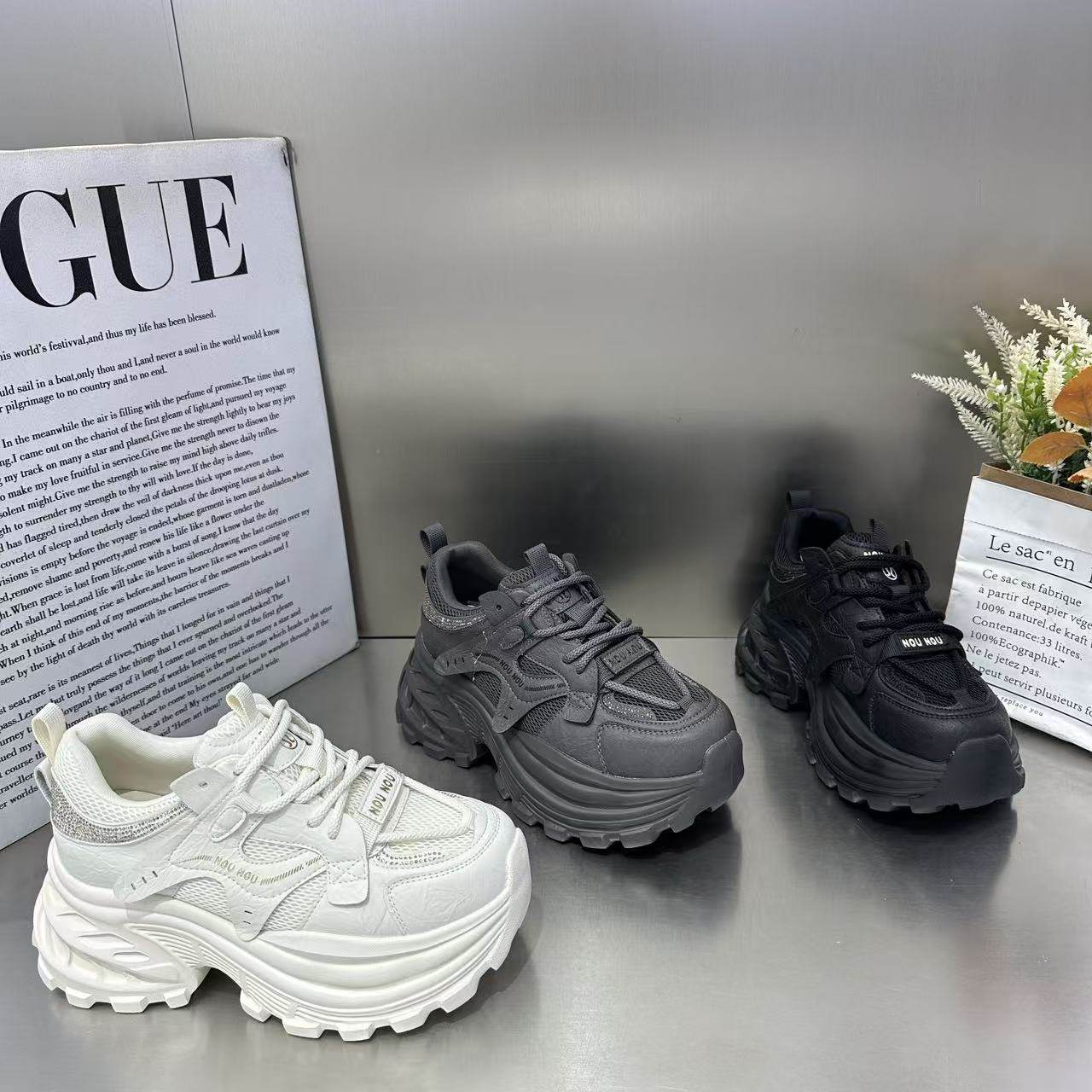 欧货显高炸街复古老爹鞋女2026年新款厚网百搭厚底增高运动休闲鞋,女鞋,棉鞋,淘宝优惠券,粉丝福利购,淘宝优惠卷