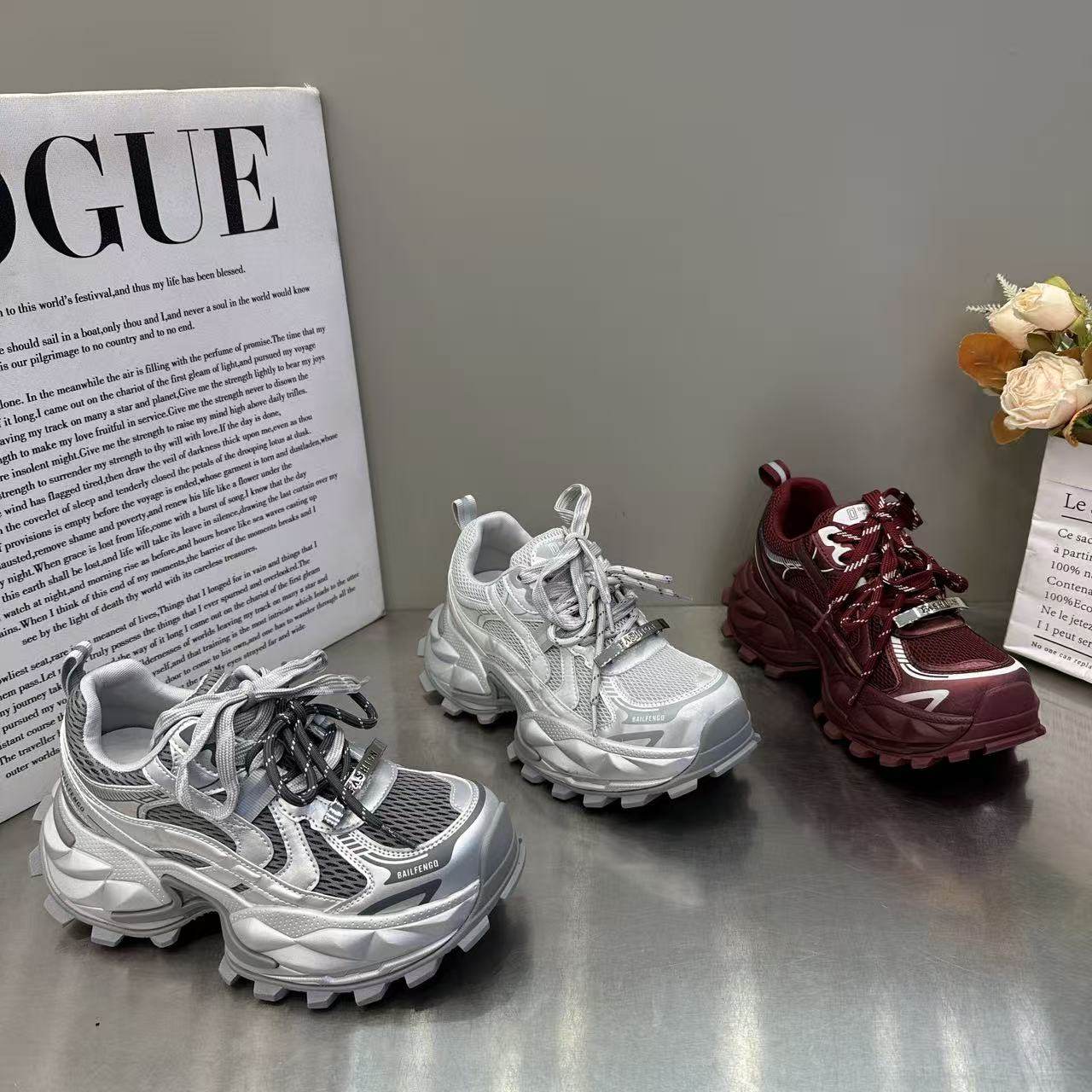 欧货复古厚底高级感老爹鞋女2026新款春季百搭增高爆款运动休闲鞋,女鞋,棉鞋,淘宝优惠券,粉丝福利购,淘宝优惠卷