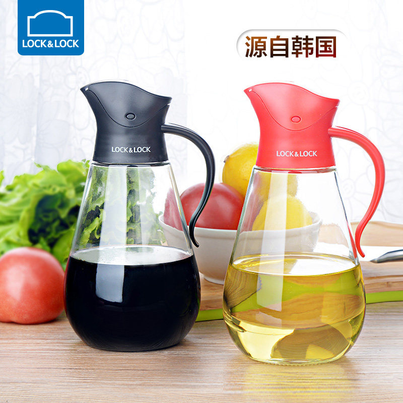 乐扣乐扣玻璃油壶调料瓶酱油瓶醋瓶储油瓶家用两只装套装,厨房/烹饪用具,油壶,淘宝优惠券,粉丝福利购,淘宝优惠卷