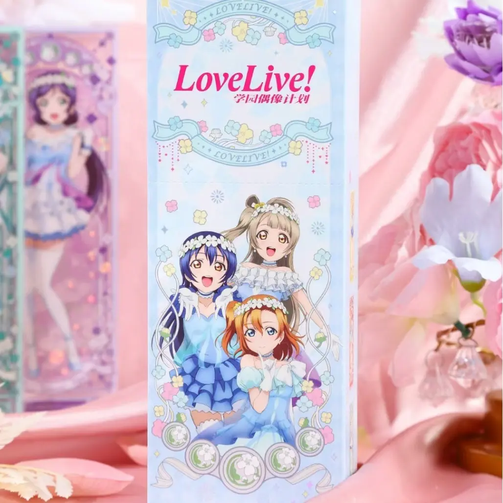 正版 Love Live!  镭射票吧唧徽章透卡色纸立牌周边盲袋谷子