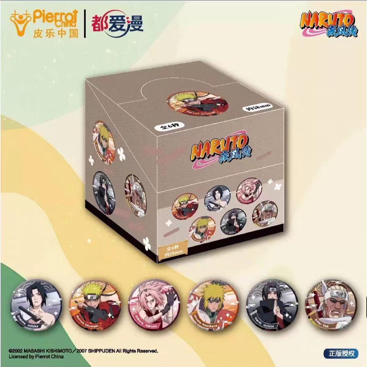 正版现货火影忍者疾风传角色徽章