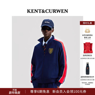 三狮徽章立领开衫 肯迪文男女款 KENT&CURWEN 夹克外套 明星同款