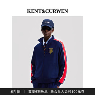 三狮徽章立领开衫 肯迪文男女款 KENT&CURWEN 夹克外套 明星同款