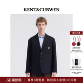 外套 玫瑰单排扣西装 KENT&CURWEN 肯迪文秋冬西服男士