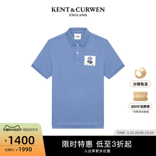 男K49H9EI041 polo衫 肯迪文玫瑰刺绣短袖 KENT&CURWEN