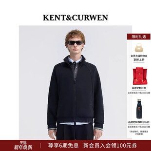 立领英伦棉质休闲夹克外套 男女款 KENT&CURWEN 肯迪文2025秋冬新品
