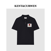 休闲POLO衫 KENT&CURWEN 刺绣短袖 玫瑰系列男士 肯迪文2026春夏新品