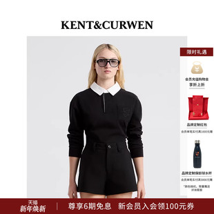 POLO衫 玫瑰刺绣轻奢长袖 肯迪文2025年男女款 KENT&CURWEN