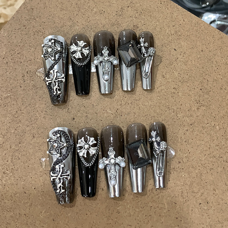 眼暗黑欧美新款显白穿戴甲
