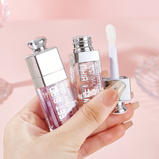 跨境sweet 滋润唇釉透明嘟嘟唇蜜玻璃唇润唇油 bird润唇油保湿