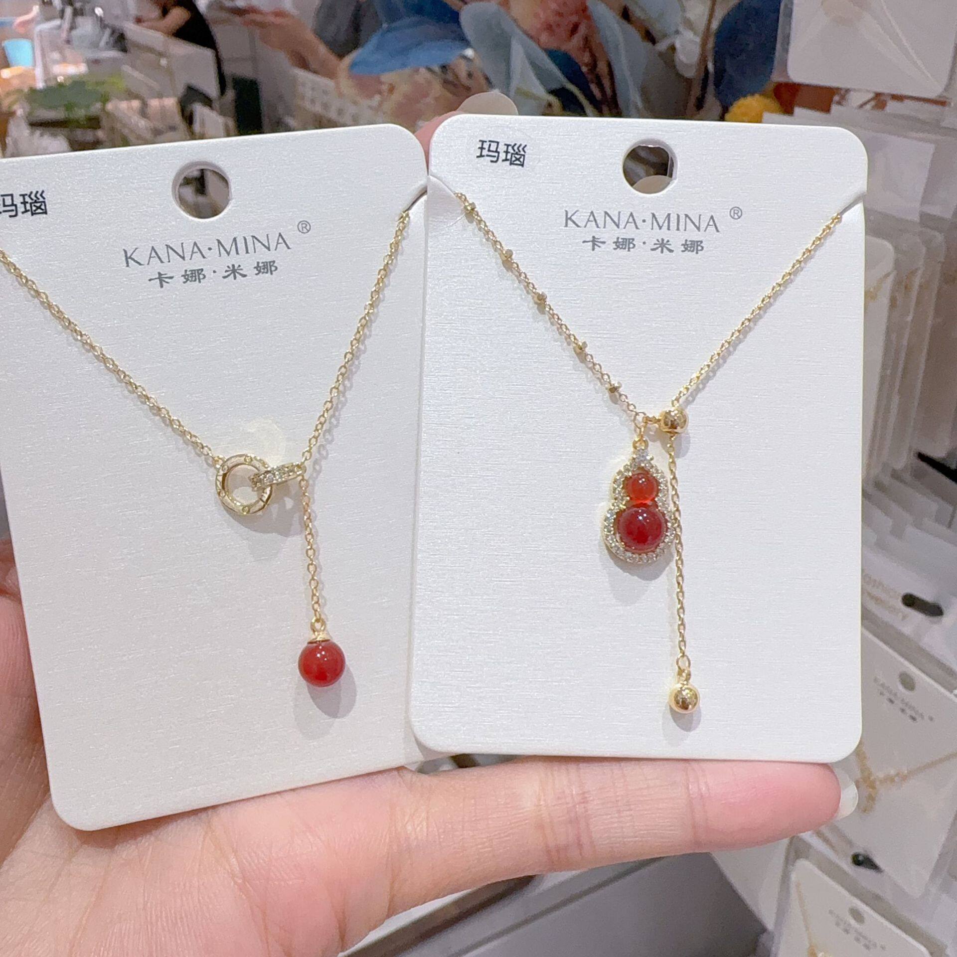 卡娜米娜秋冬新款锁骨链项链高级感百搭时尚短链直播电商小红书图片