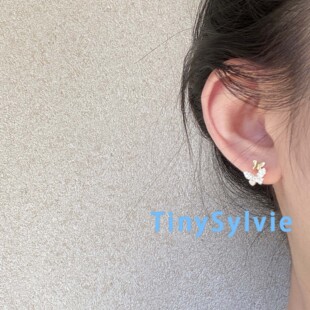 TinySylvie雾月银蝶|nojess冷银色错落双层蝴蝶装饰摆件精致小众