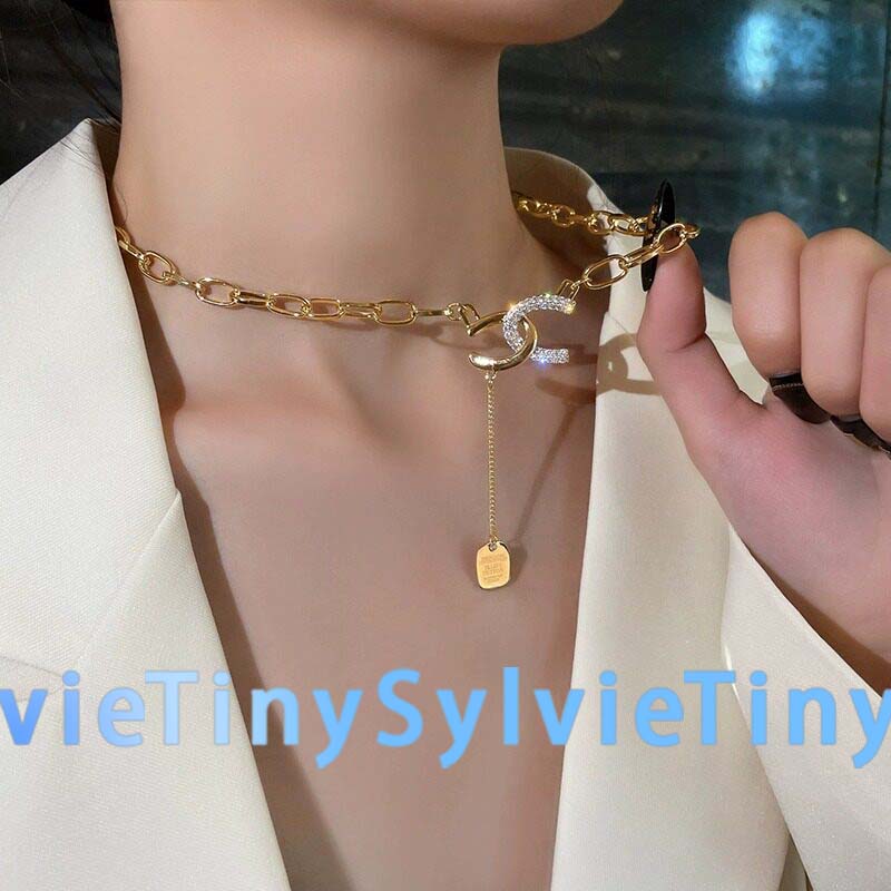 TinySylvie双C流苏项链显贵气