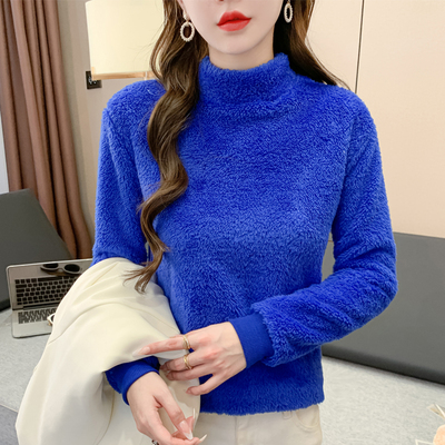 加绒宽松双面绒内搭修身打底衫