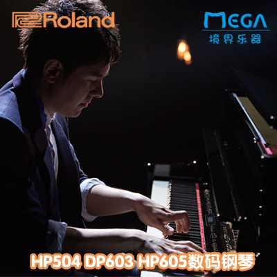 Roland 罗兰电钢琴 HP504  HP605数码钢琴 88键重锤电