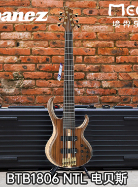 Ibanez 依班娜 BTB1806 NTL 电贝斯 贝司
