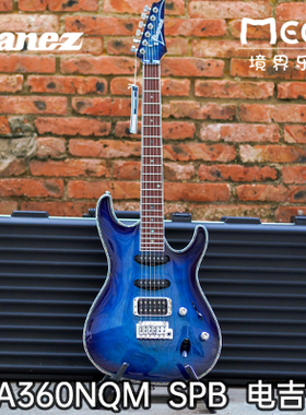 依班娜 Ibanez SA360NQM SPB 海市蜃楼小双摇 电吉他 超薄琴体