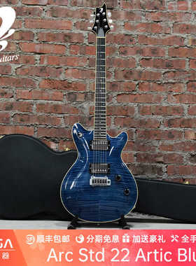 (已售定制参考）T's Guitars Arc Std 22 Artic Blue 电吉他