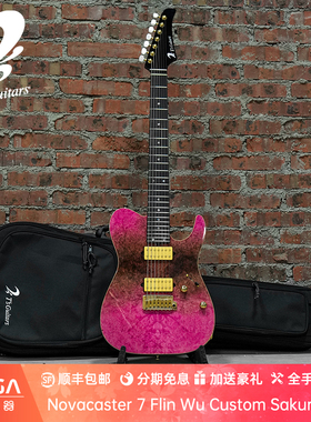 (现货）T's Guitars Novacaster 7 Flin Wu Custom