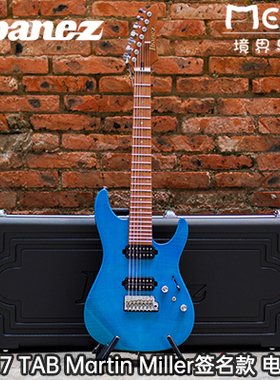 IBANEZ 依班娜 AZ电吉他 日产 MM7 TAB 7弦 签名款 Martin