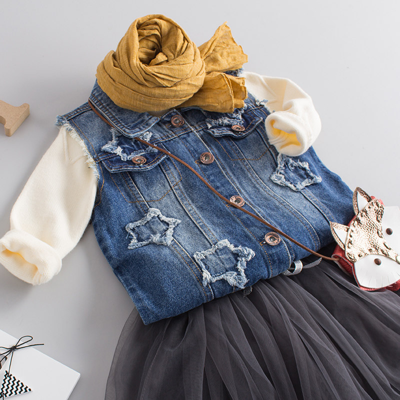 Gilet fille en toile - Ref 2071029 Image 3