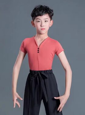 弹力服装高腰练习束脚裤拉丁舞