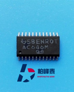 MC74AC646DWR2G MC74AC646M96 SOP-24宽体 总线收发器 正品可直拍