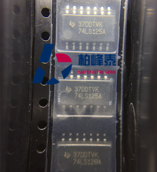 SN74LS125ANSR 丝印：74LS125A SOP-14中体 TI正品 IC配单 可直拍