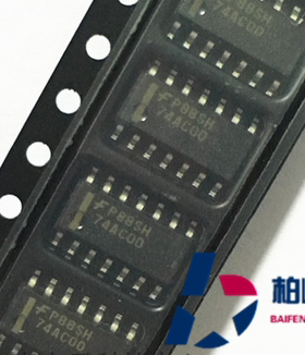 74AC00SCX丝印：74AC00 SOP-14 FSC正品 IC配套 可直拍