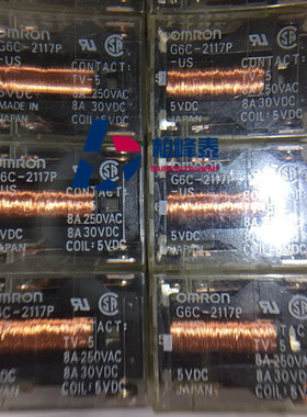 G6C-2117P-US系列 ORMON小型继电器 插件6脚 正品现货